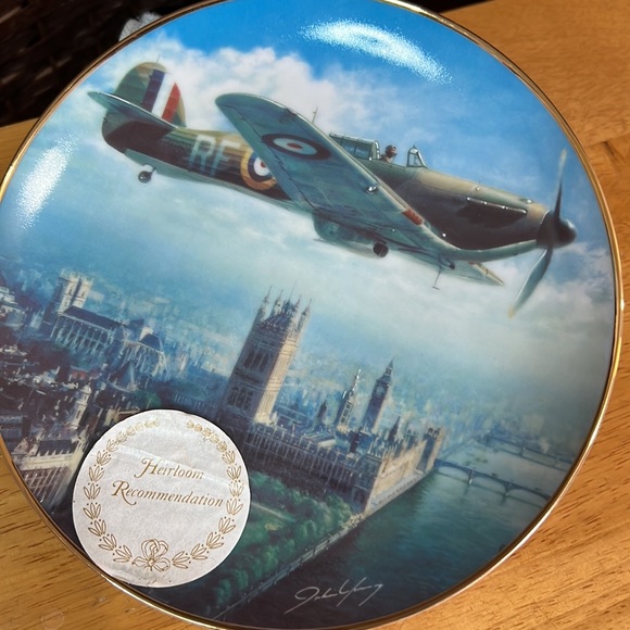 Franklin Mint Heirloom, collectors plate!! Pride of the R.A.F. - Picture 2 of 6